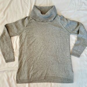 Jeanne Pierre Turtle Neck Sweater Gray Size Medium